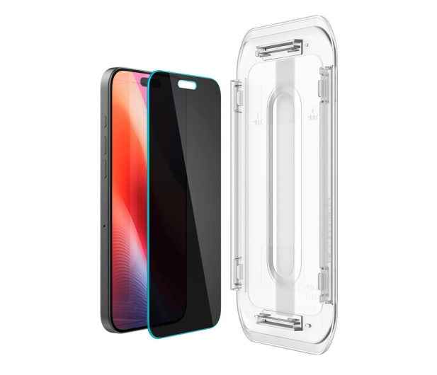 SPIGEN Szkło Privacy Glas.TR 'Ez.Fit' 2-Pack do iPhone 16 Pro Max AGL07908 - 1279691 - zdjęcie 4